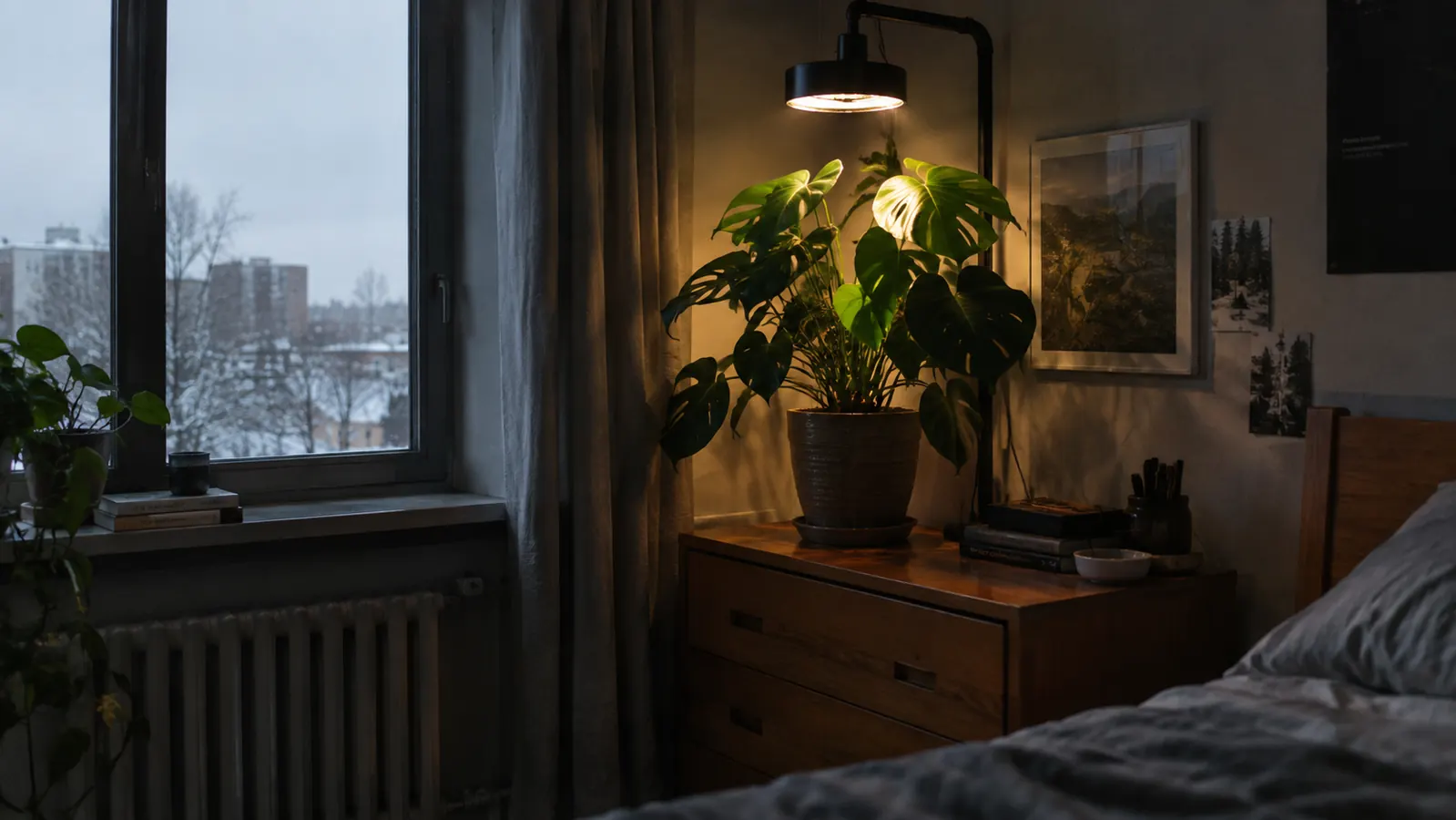 How to Save Low Light Houseplants With a Grow Light