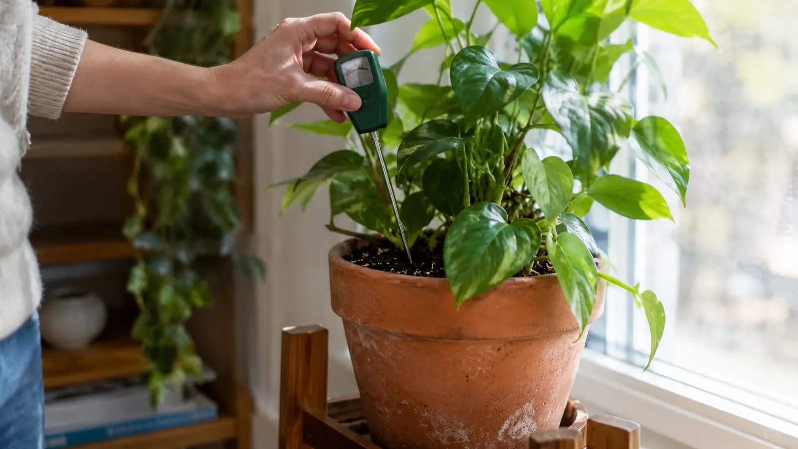 How to Stop Overwatering Houseplants With a Moisture Meter